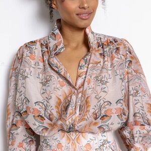 Elegant Floral Women's Top and Skirt 2 for 1! Top is a M/38 skirt is L/40